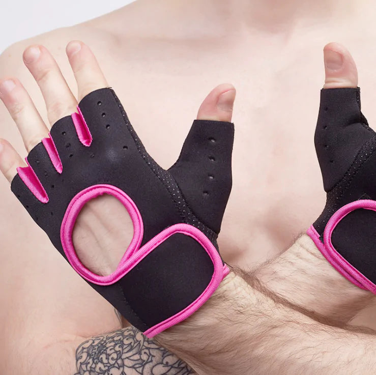 Anti-Slip Half Finger Gym Gloves